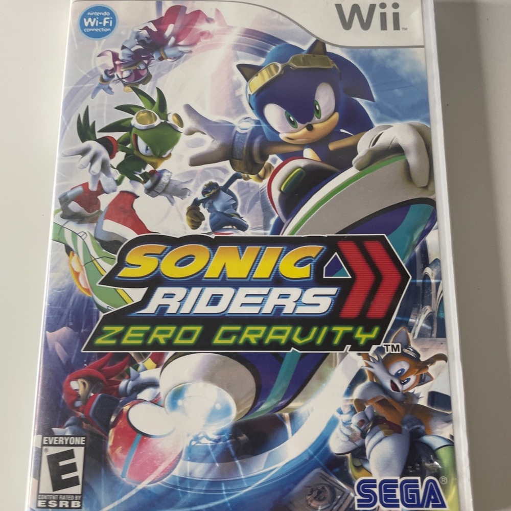 Sonic Riders Zero Gravity Nintendo Wii  Complete in Box CIB With Manual
